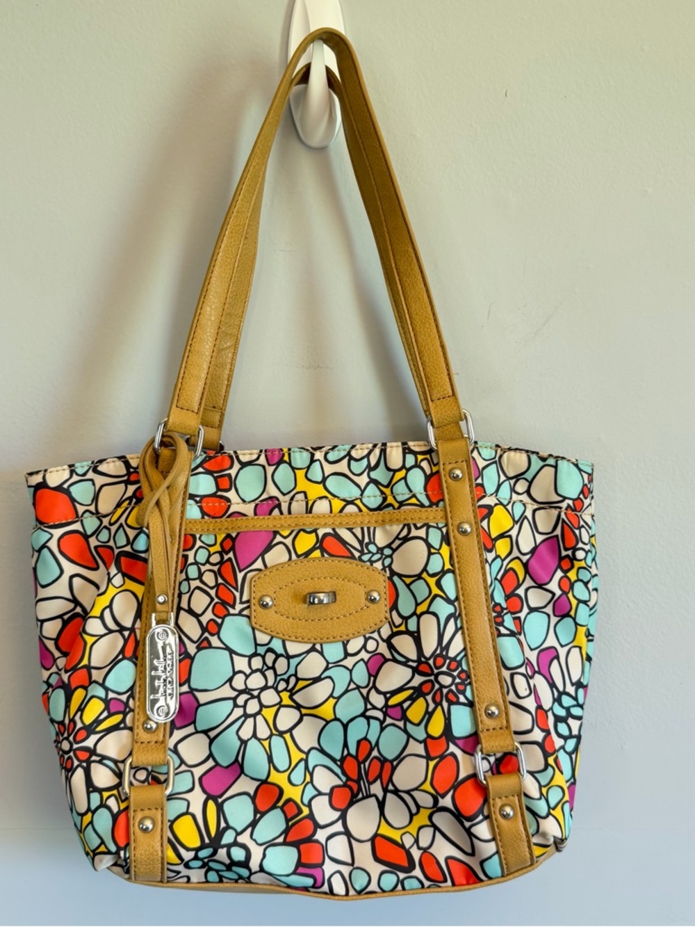 Brand new Nicole Miller New York Floral Print Tote Bag